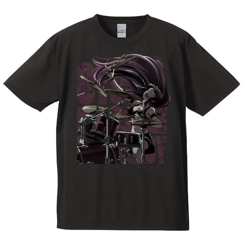 『ロックは淑女の嗜みでして』Tシャツ 黒鉄音羽 ロックver.